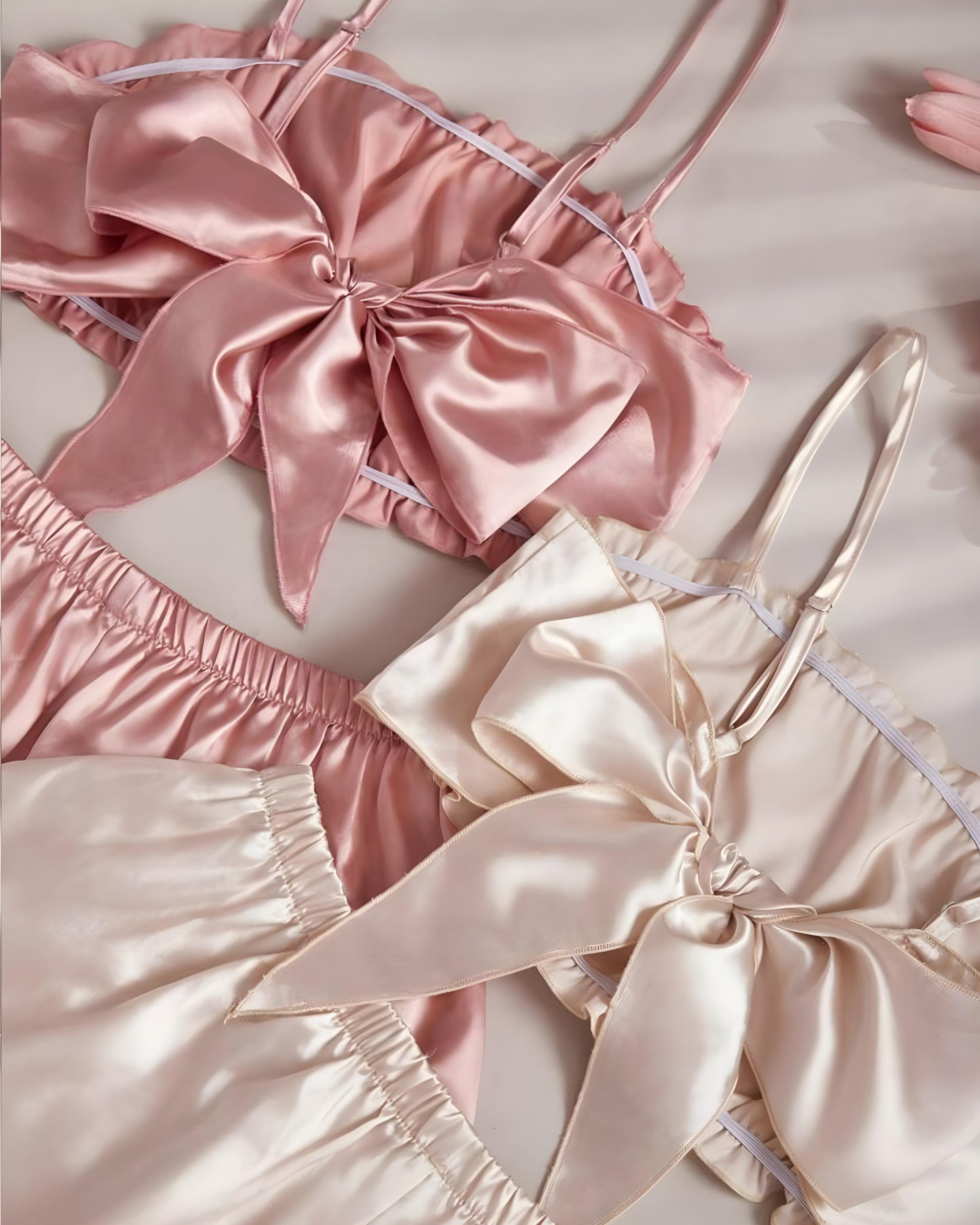 Velour Whisper – Duo Set in Pure Silk Luxury