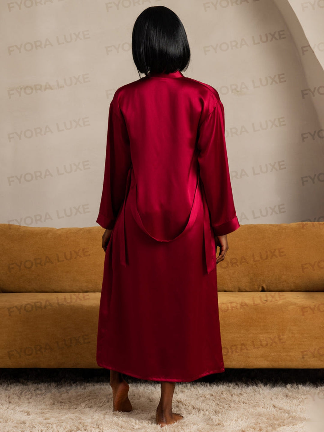 Silk Elegant Women's Long Robe