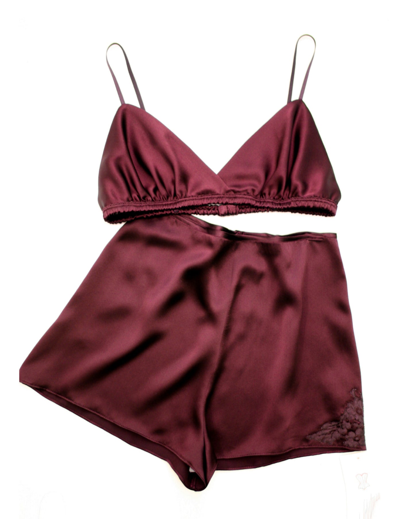 Luxe Satin Bralette & Shorts Set