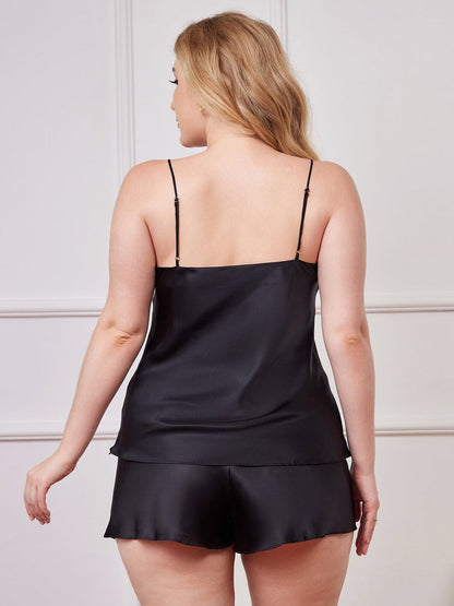 Spaghetti Strap Luxe Silk - Camisole 2pc Set