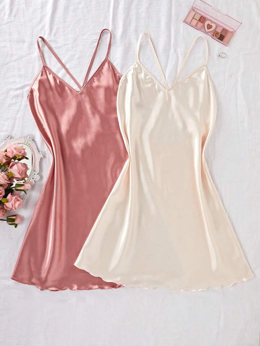 Duo Set - Short Slip Dress