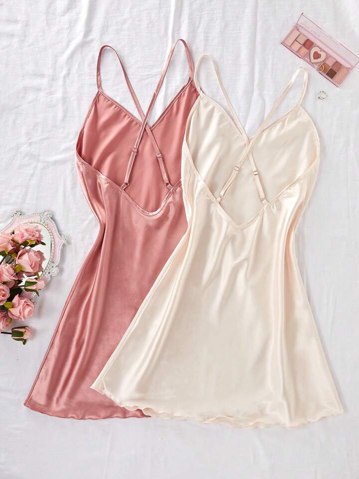 Duo Set - Short Slip Dress