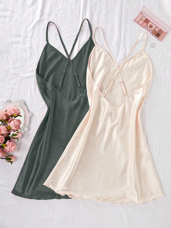 Duo Set - Short Slip Dress