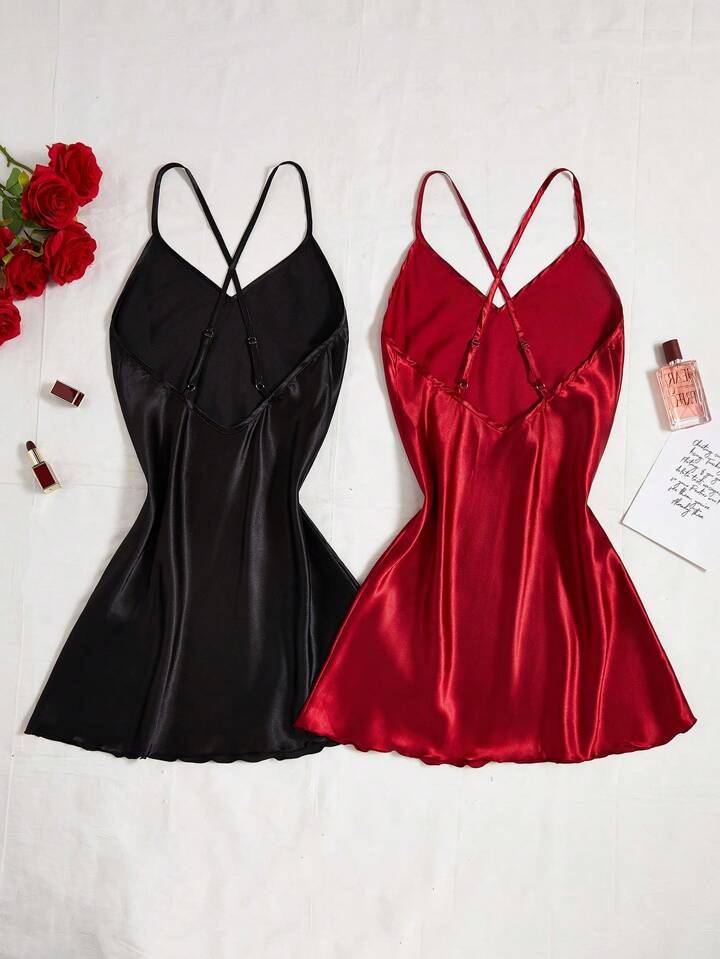 Duo Set - Short Slip Dress