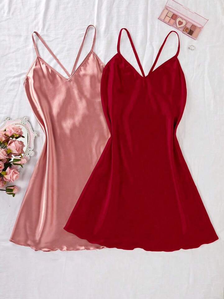 Duo Set - Short Slip Dress