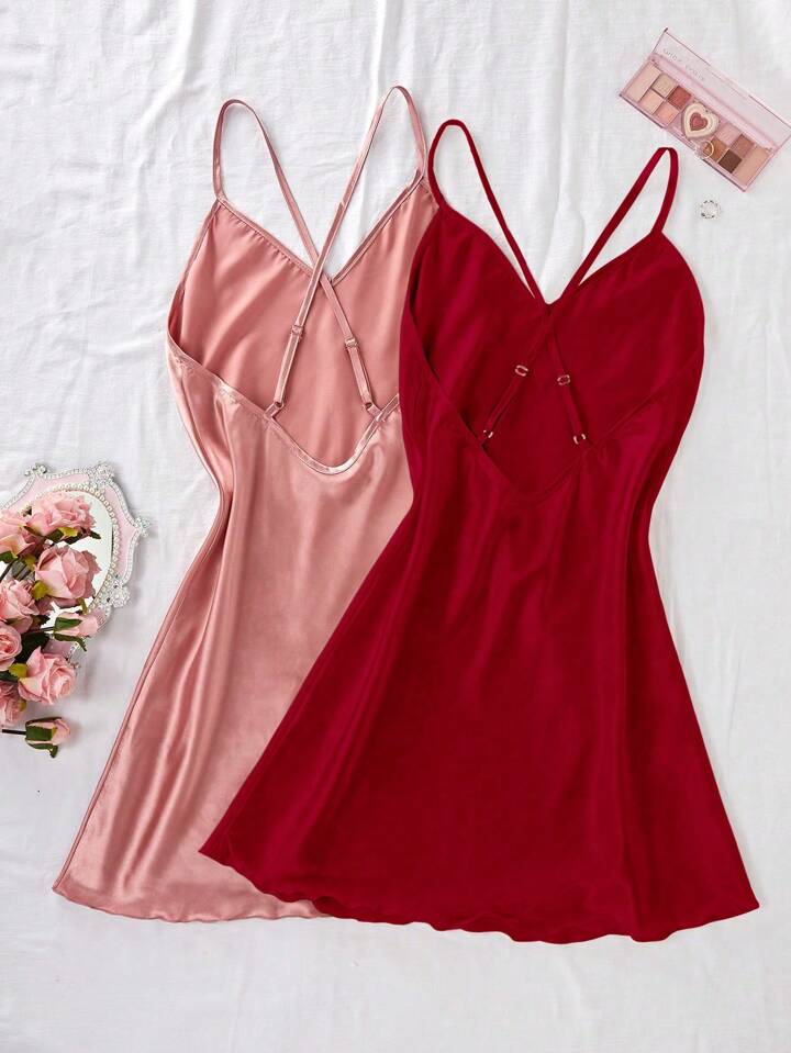 Duo Set - Short Slip Dress