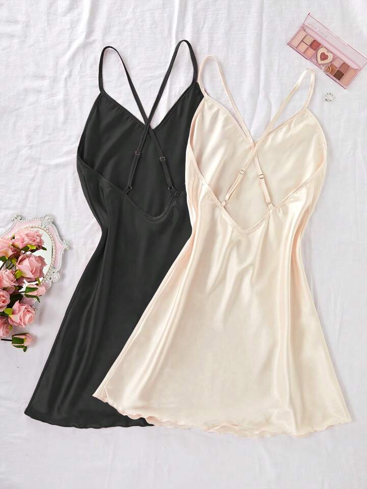 Duo Set - Short Slip Dress