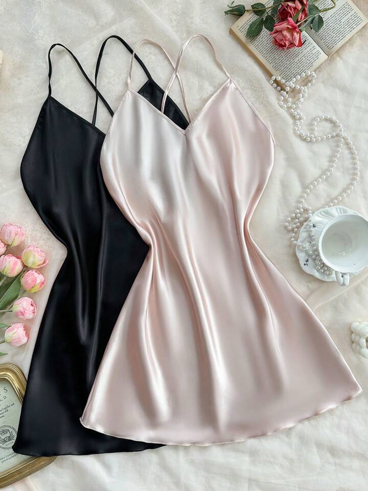 Duo Set - Short Slip Dress