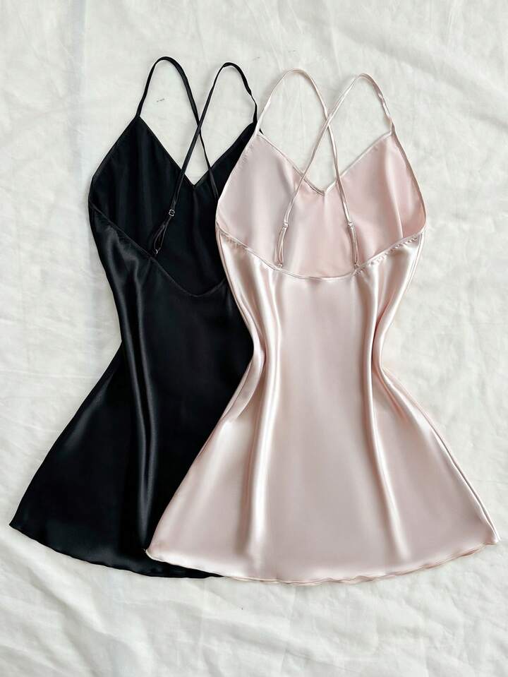 Duo Set - Short Slip Dress