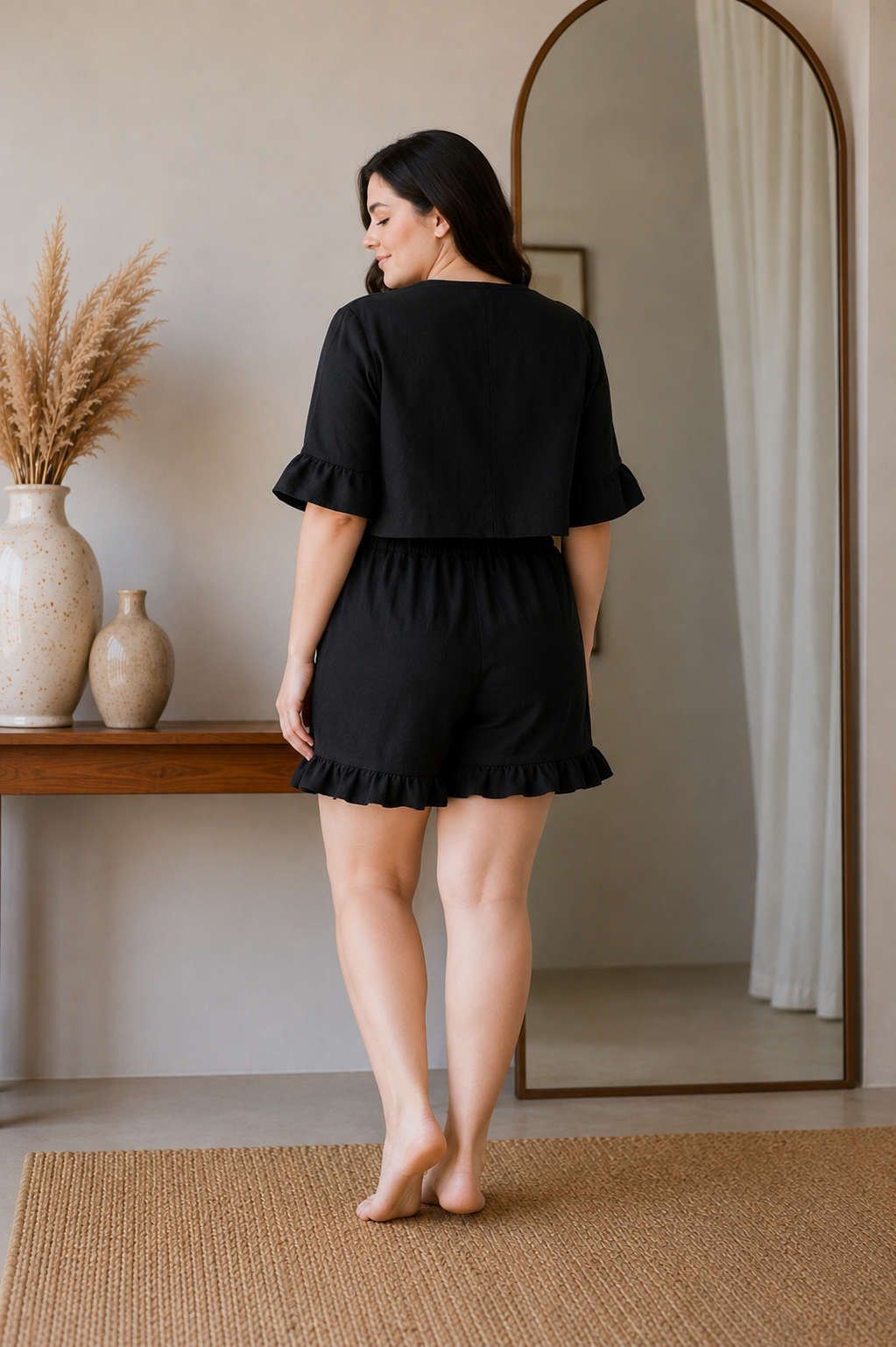 Aurelia Lounge Set – Premium Soft Linen Sleepwear & Everyday Loungewear