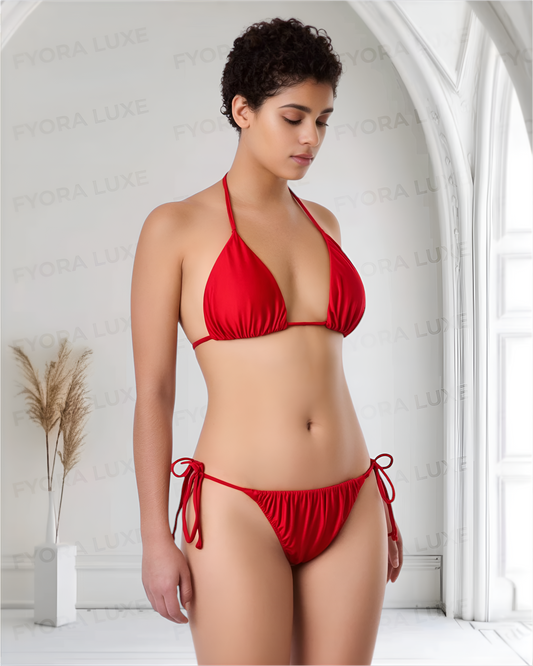 Luxe Adjustable Tie-Side Bikini Set