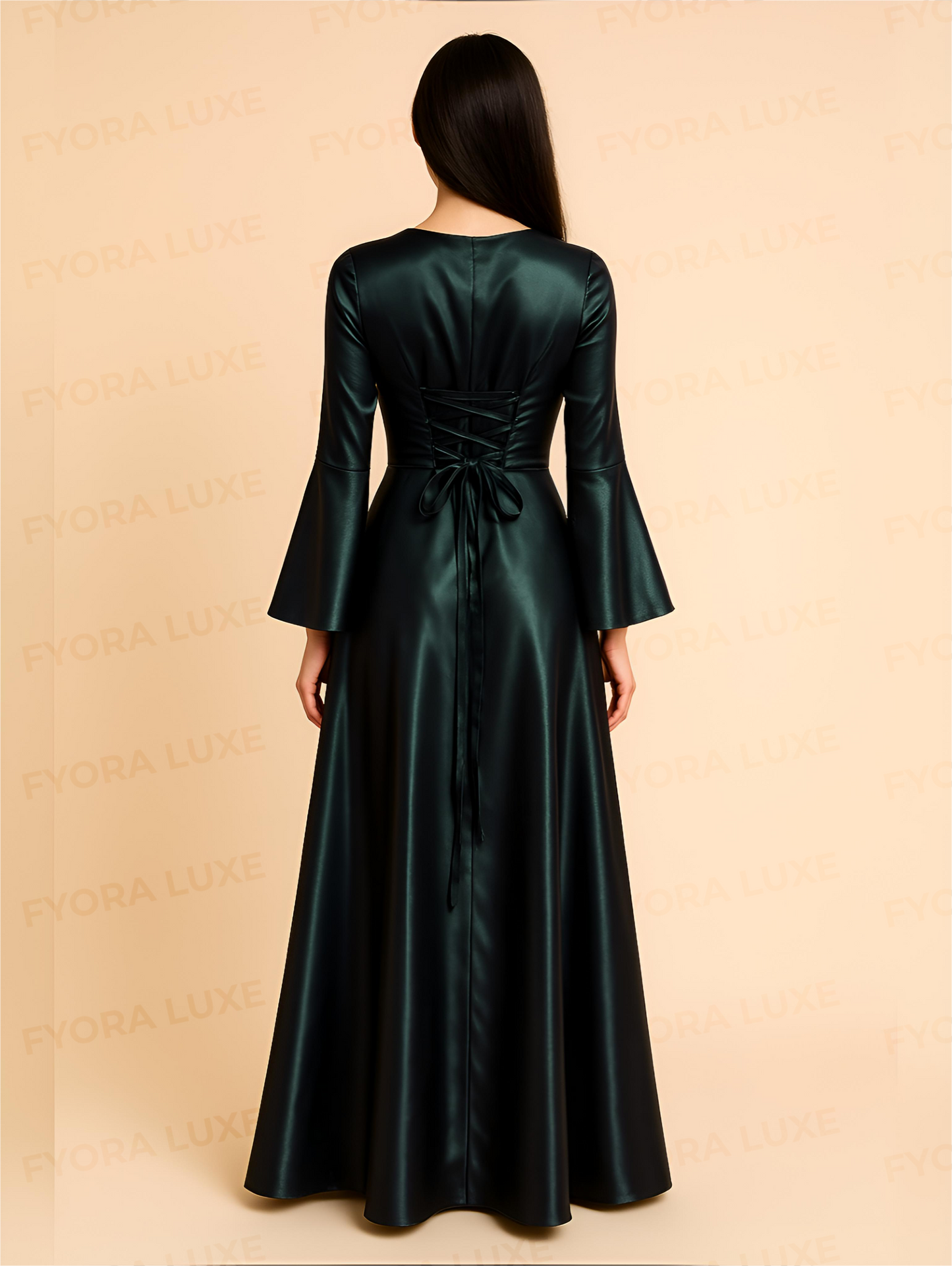 Velora Gown — Corset Back Dress