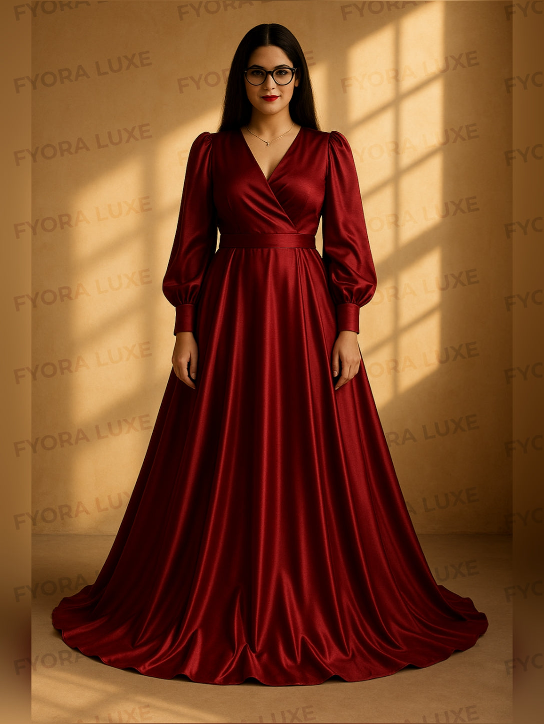 Modern Muse Luxury Silk Maxi Dress