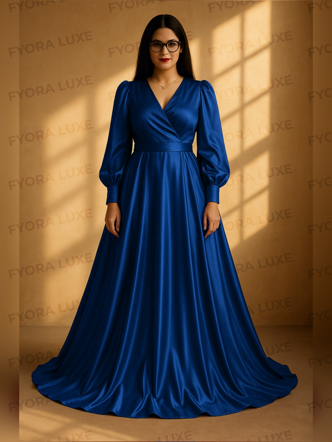 Modern Muse Luxury Silk Maxi Dress