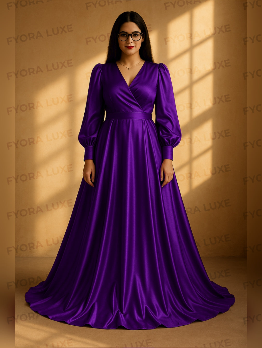 Modern Muse Luxury Silk Maxi Dress
