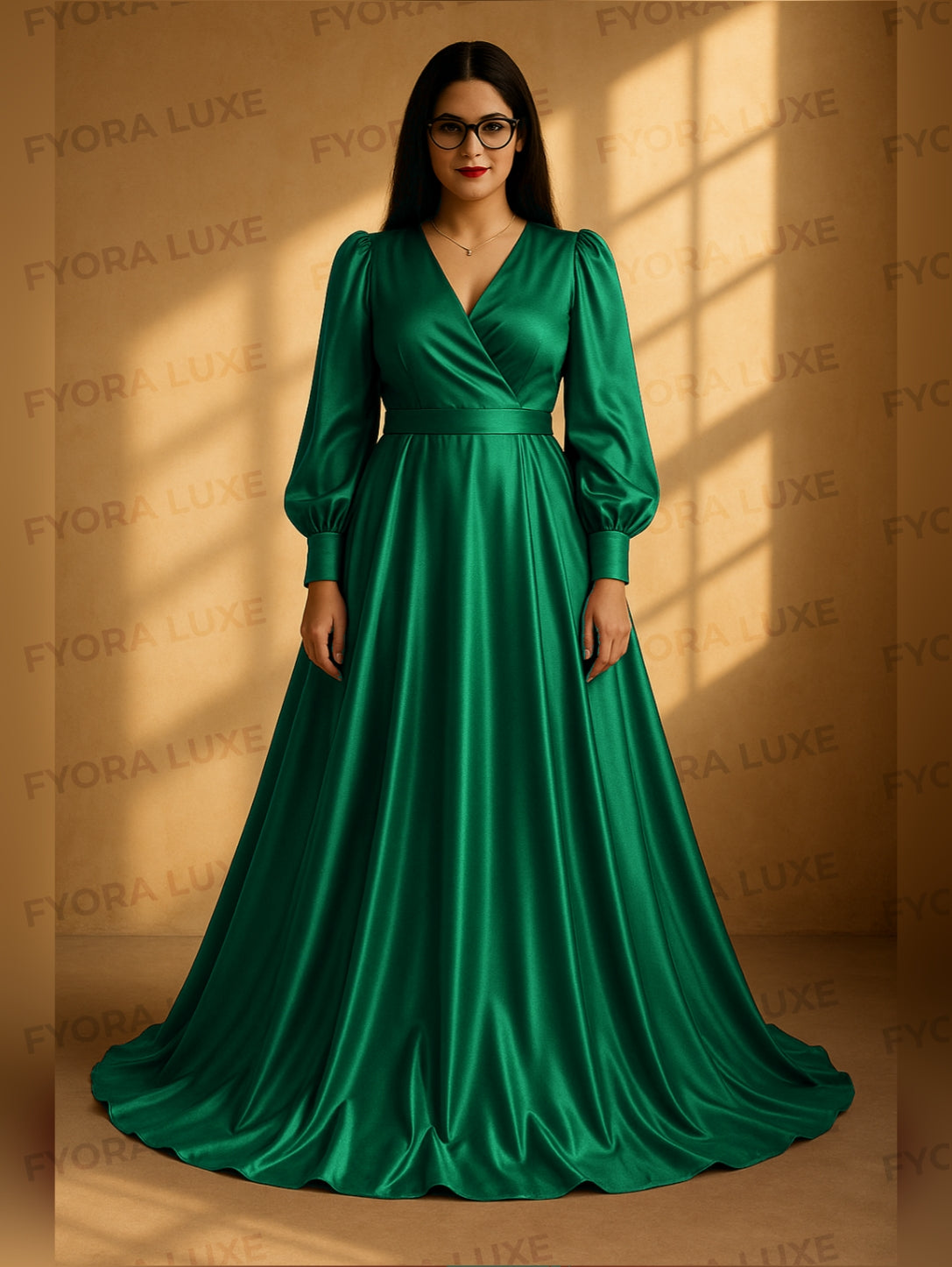 Modern Muse Luxury Silk Maxi Dress