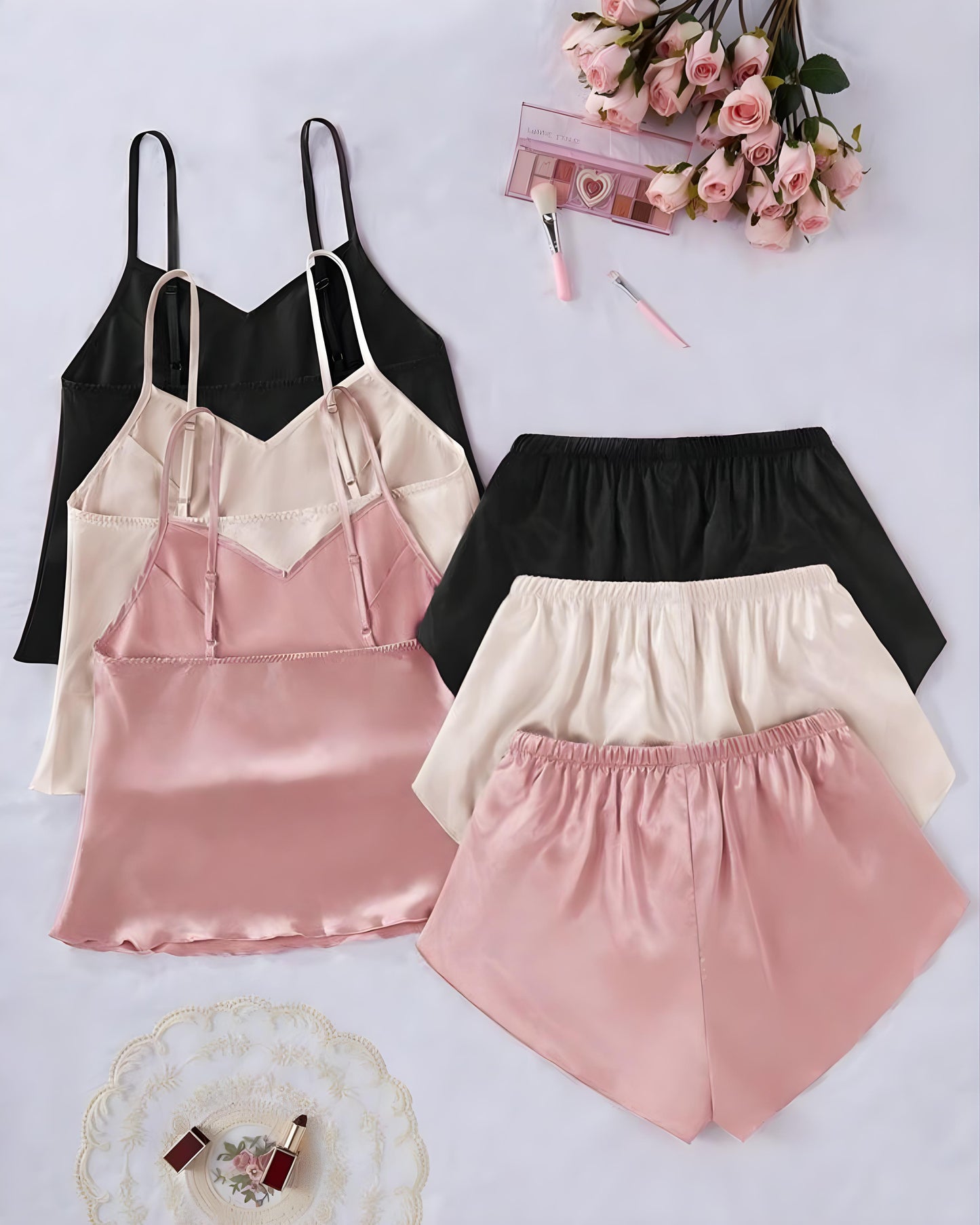 Blush Envy – Silk Seduction 2pc - Pack of 3-Set