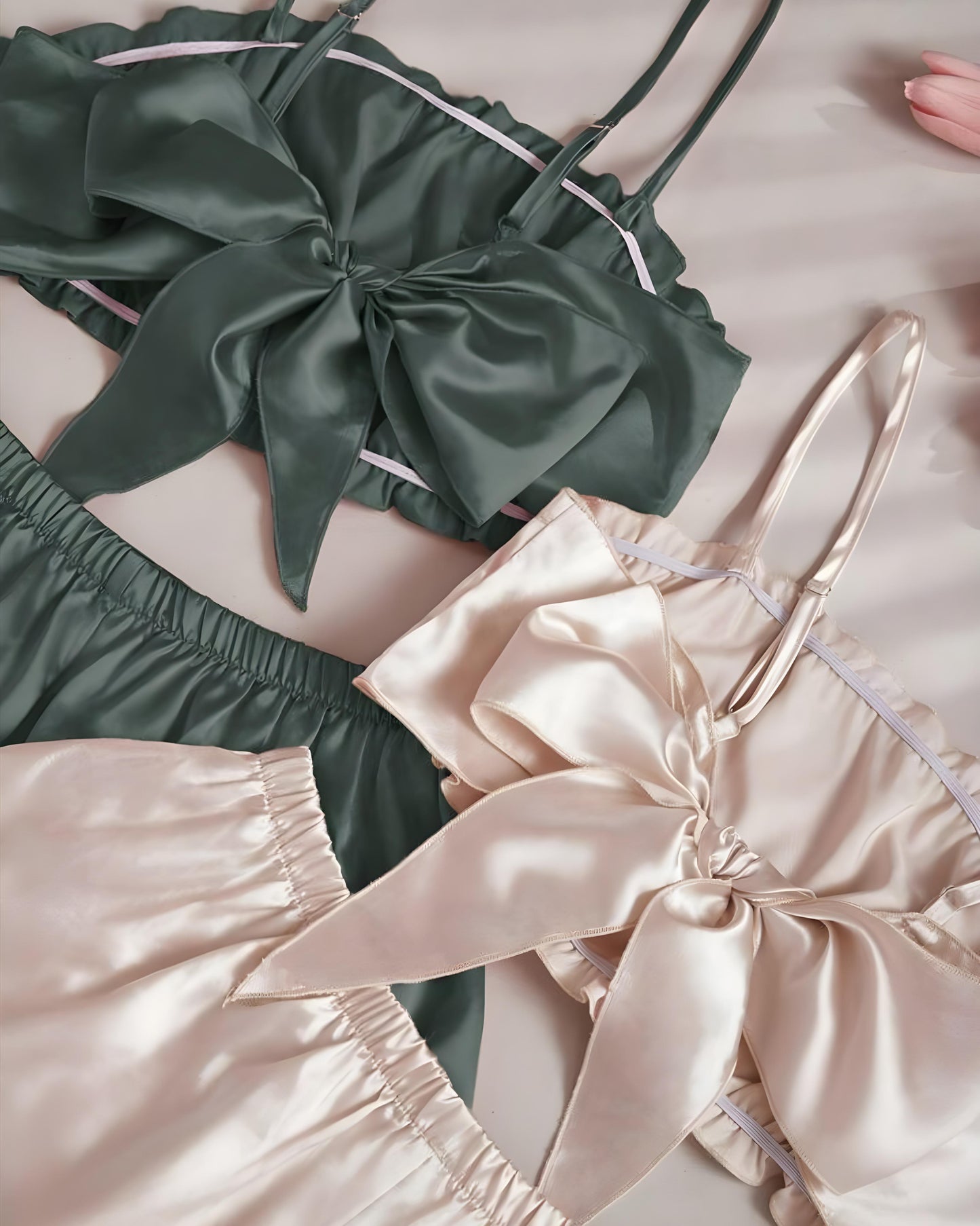 Velour Whisper – Duo Set in Pure Silk Luxury