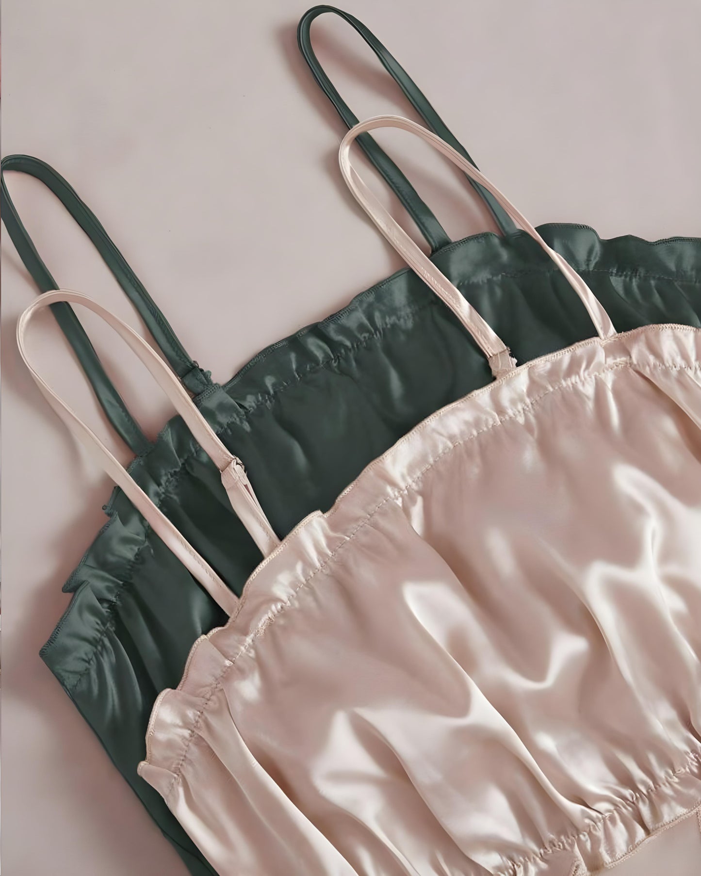 Velour Whisper – Duo Set in Pure Silk Luxury