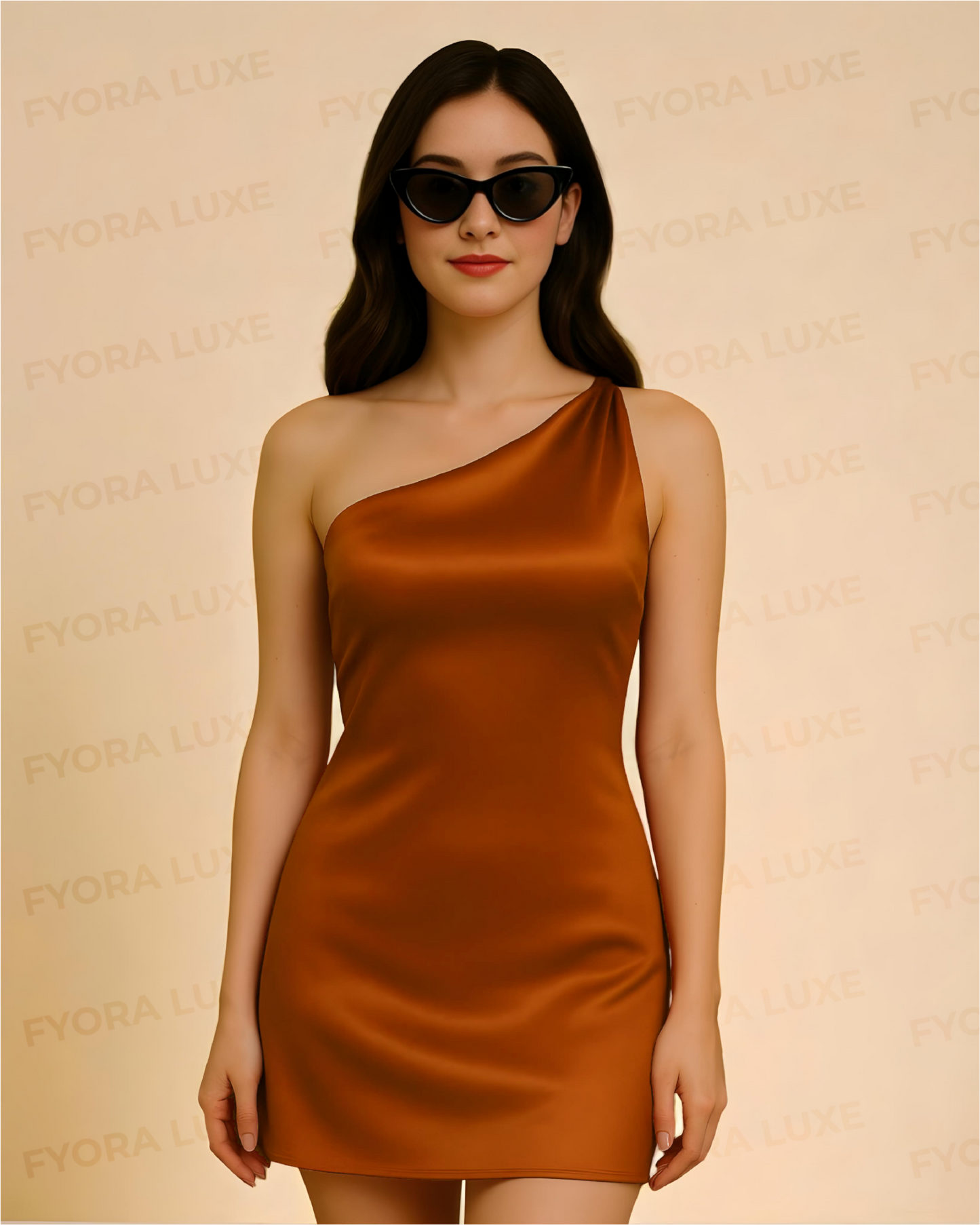 Silky Whisper – One-Shoulder Satin Luxe Maxi Dress