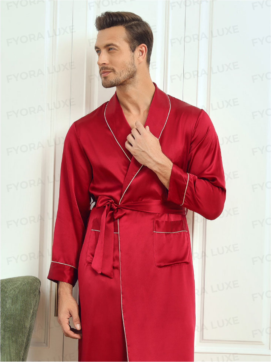 Men’s Premium Silk Robe