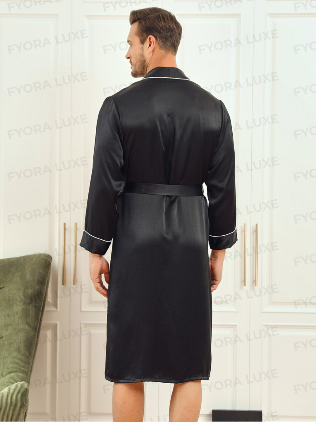 Men’s Premium Silk Robe