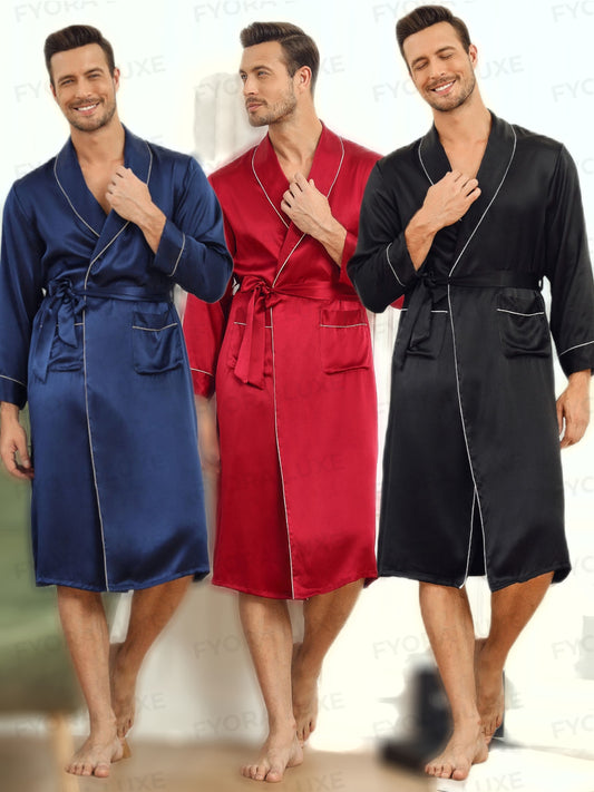 Men’s Premium Silk Robe