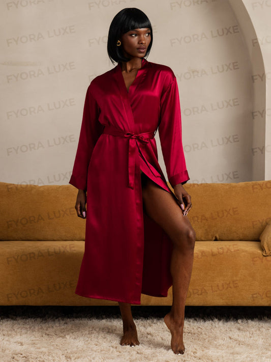 Silk Elegant Women's Long Robe