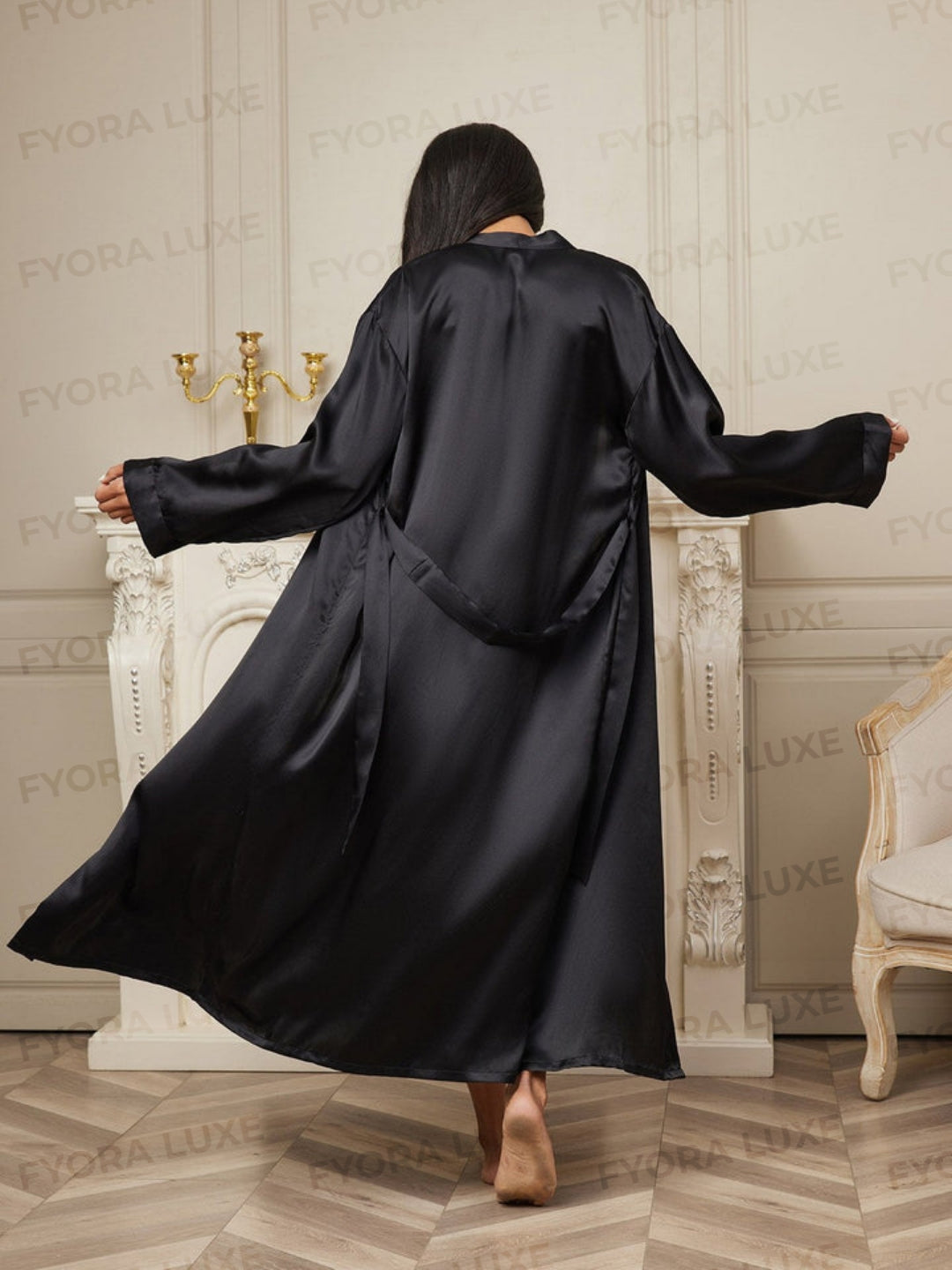 Silk Elegant Women's Long Robe