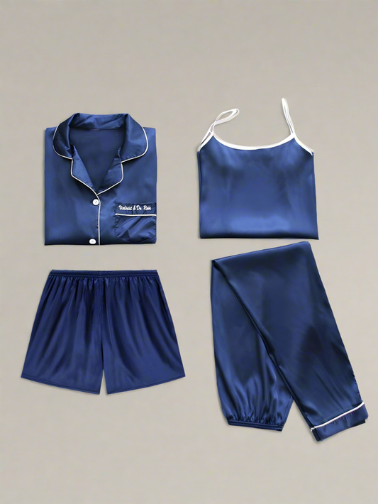 Elora 4-Piece Satin Sleep Set