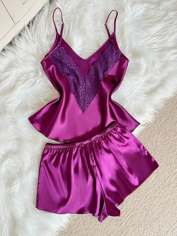 Luxe Lacy 2pc Camisole Set