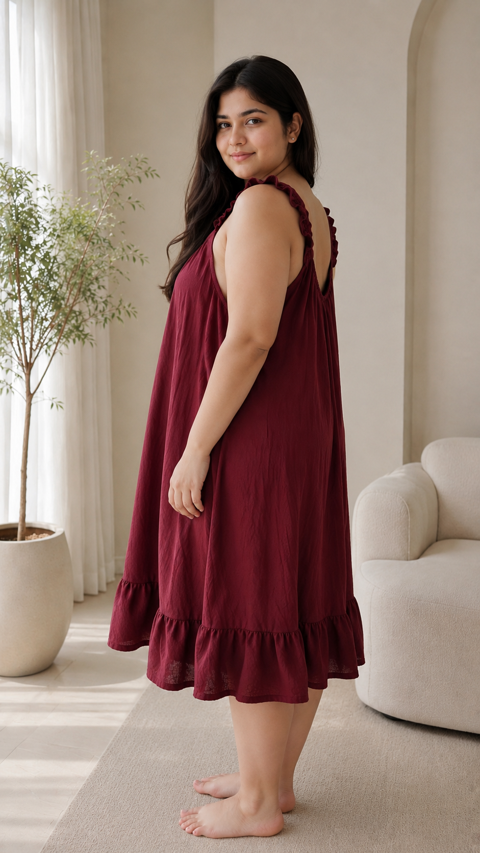 Calezz Summer Linen Lounge Maxi