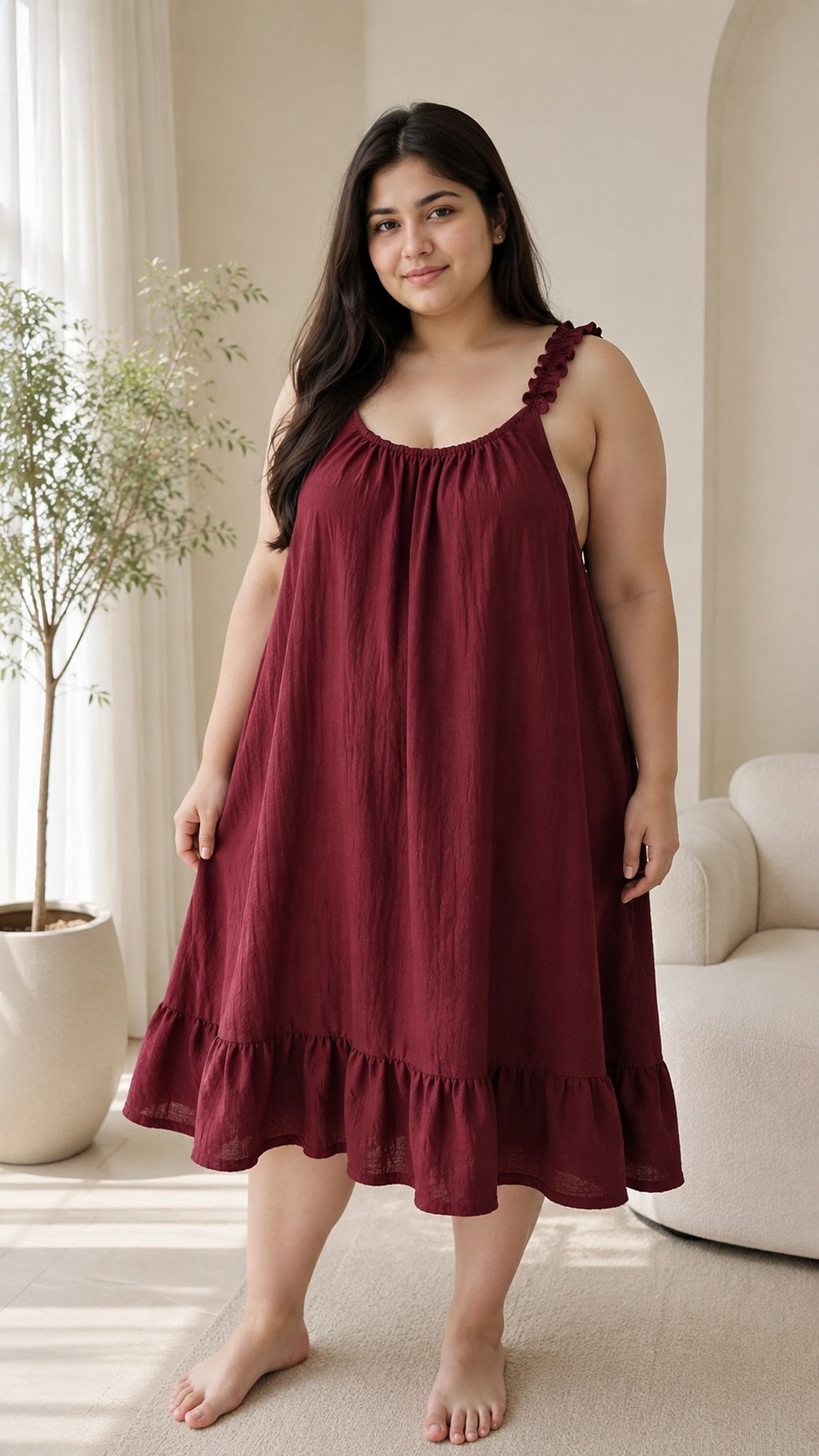 Calezz Summer Linen Lounge Maxi