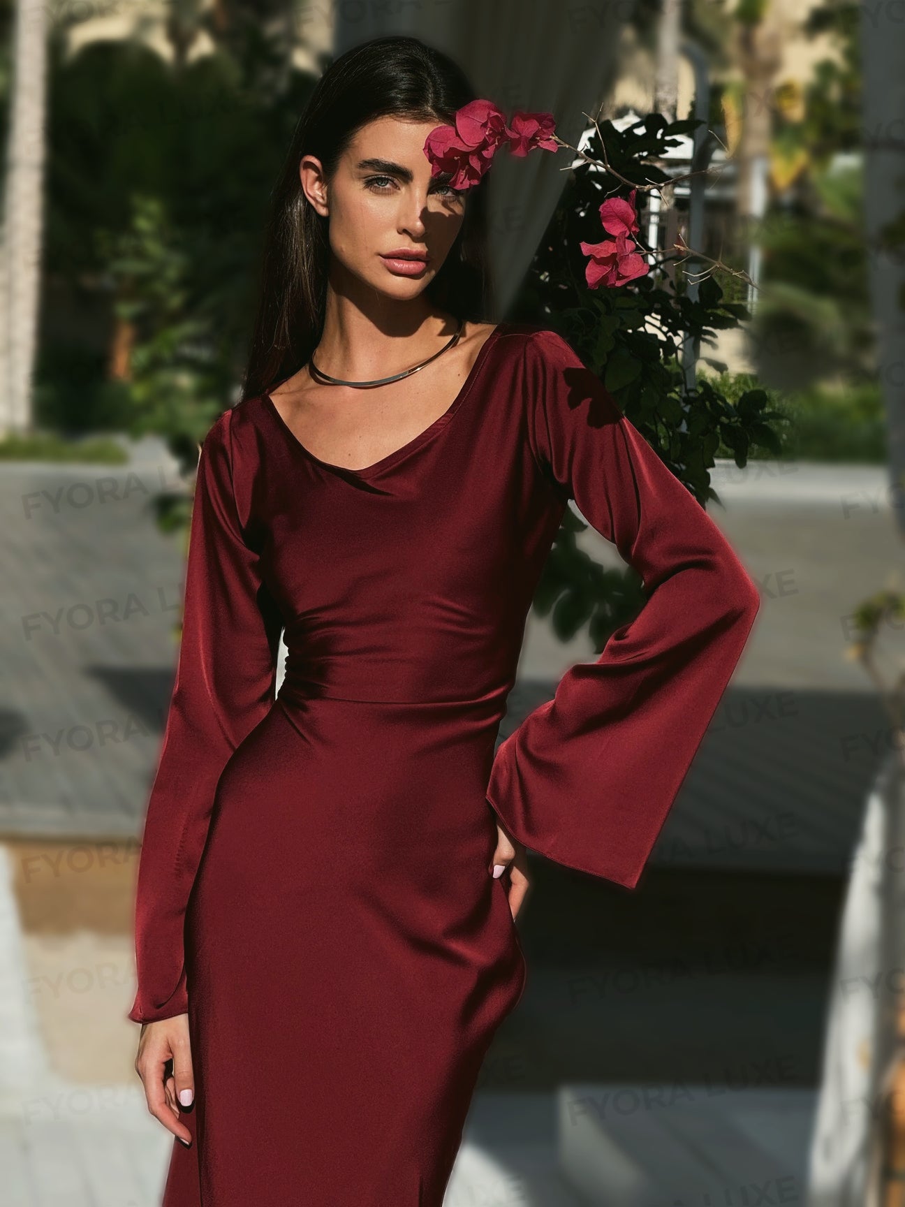 Monarch Satin Silk Gown – Her Majesty’s Sovereign Edition