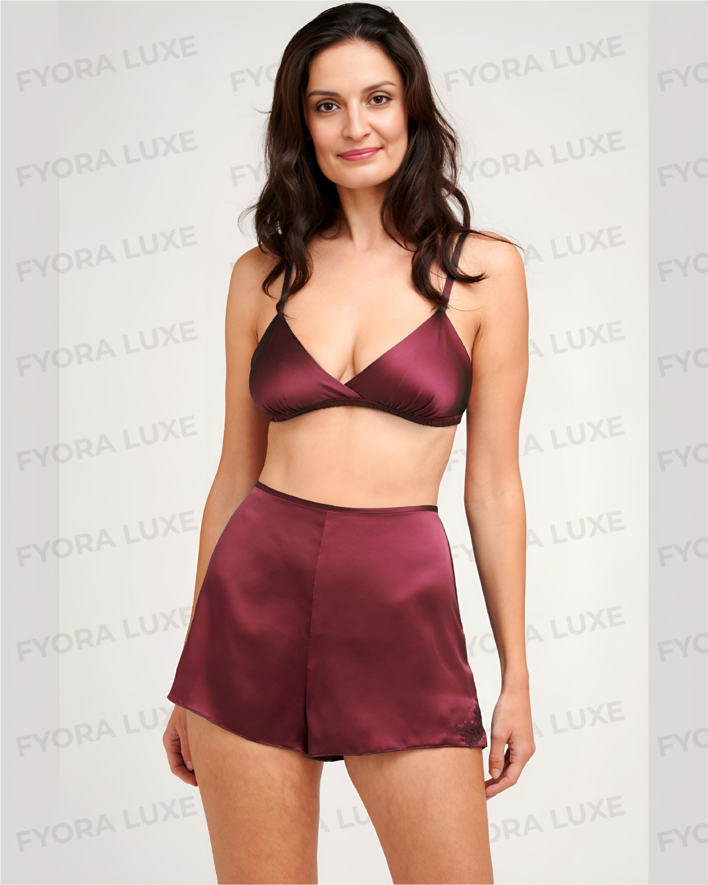 Luxe Satin Bralette & Shorts Set