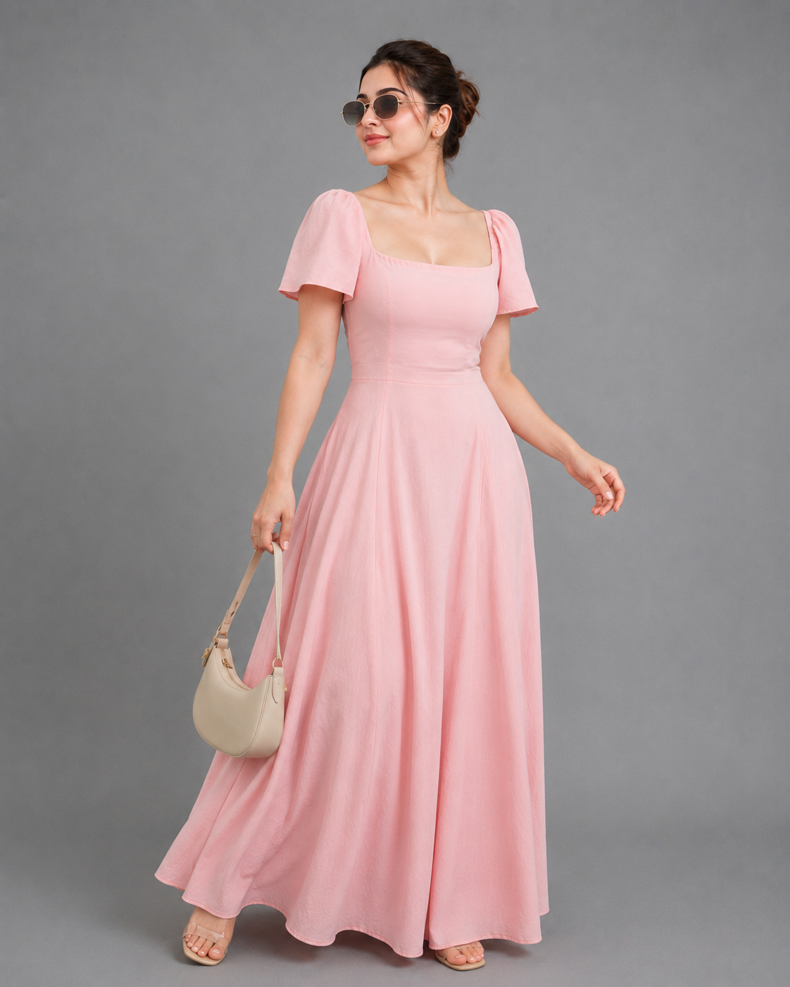 Valcia Linen Maxi Dress