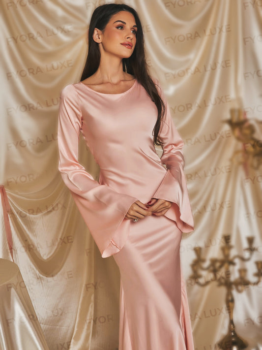 Monarch Satin Silk Gown – Her Majesty’s Sovereign Edition