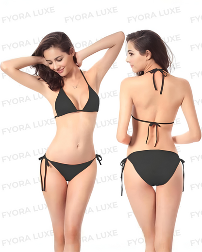 LuxeSilk Two-Piece Bikini - Elegant Silkwear
